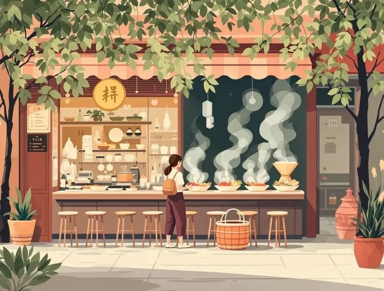 美食探店达人打卡老字号，掀起排队潮